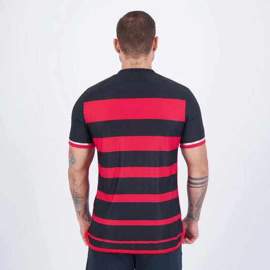 Camisa Flamengo Home l 2024/25 Versão Jogador Preta e Vermelha