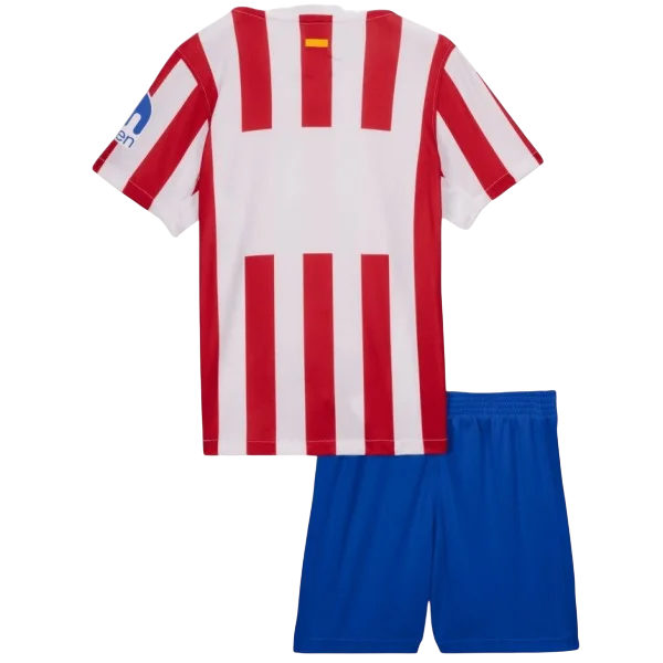Conjunto Infantil Atlético de Madrid I 25/26 - Branco e Vermelho