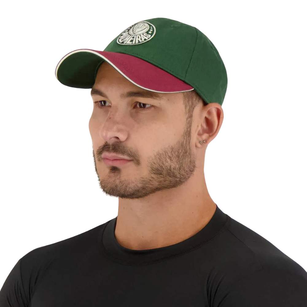 Boné Puma Palmeiras FTBL Archive Verde e Bordô