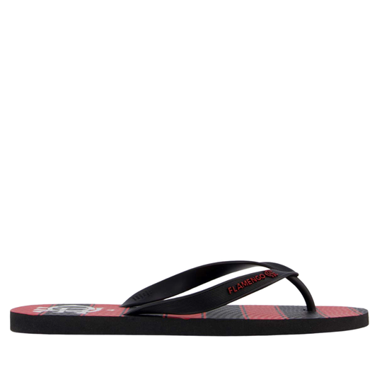 Chinelo Flamengo Manto I 2025 Preto e Vermelho