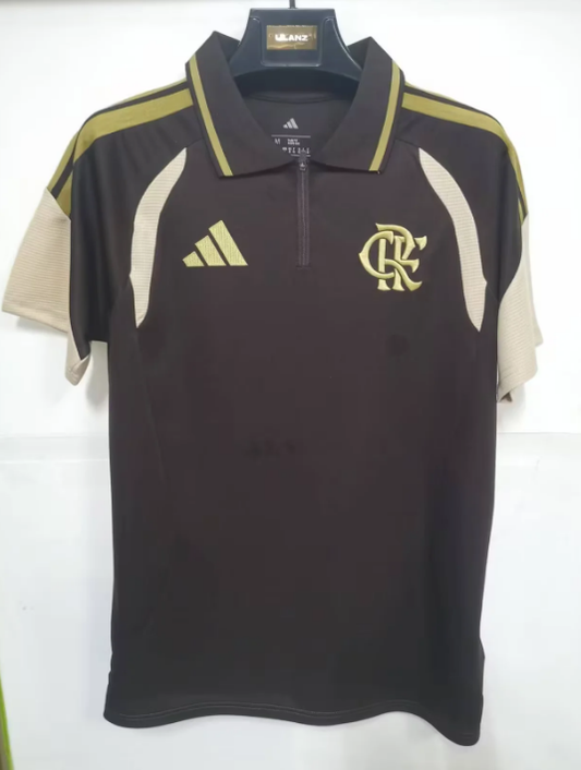 2627 Flamengo Brown Polo Jersey