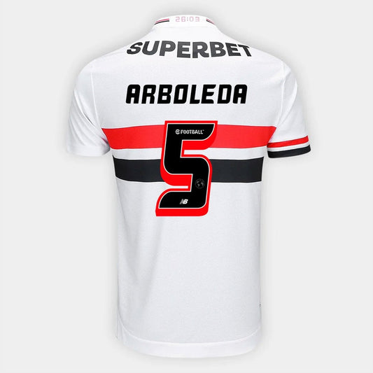 Camisa New Balance São Paulo 2025/26 I Arboleda N° 5