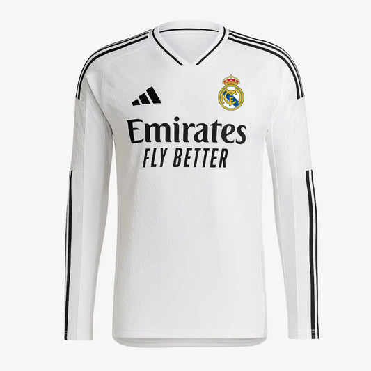 Camisa Adidas Real Madrid 2024/25 I Manga Longa Jogador