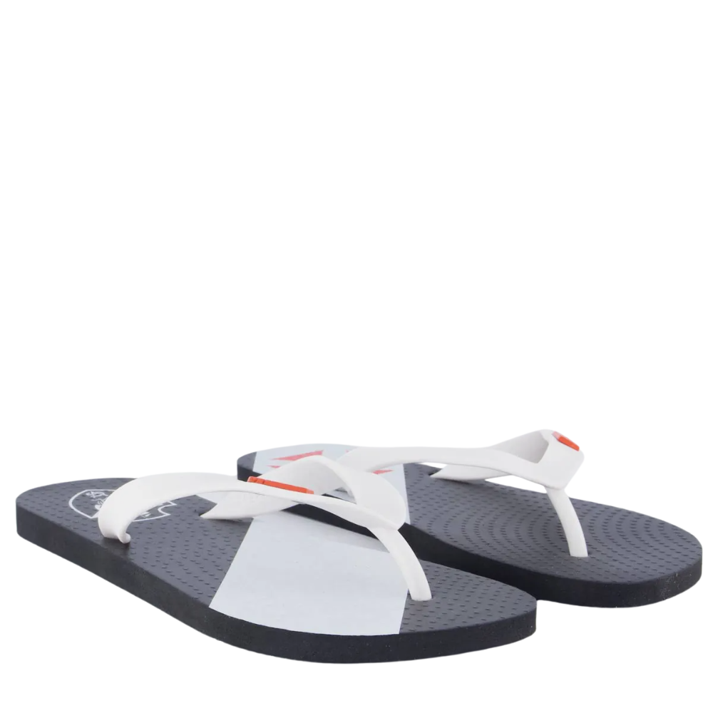 Chinelo Vasco Camisa I 24 Branco e Preto