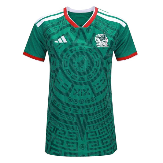 Camisa México Feminina Home 2026 - Verde