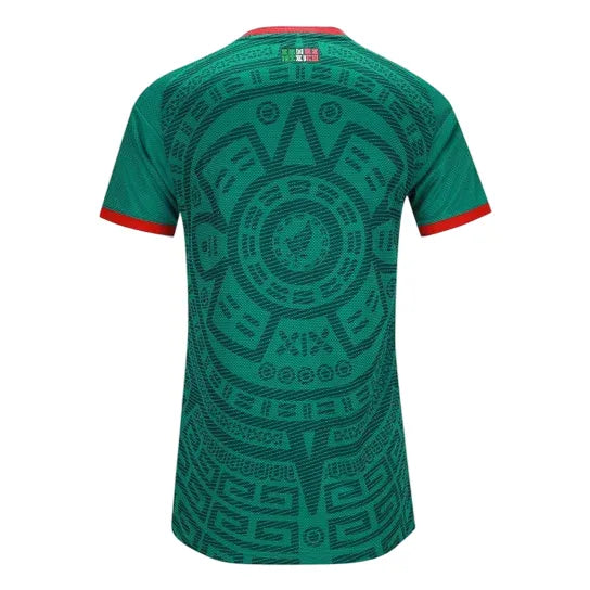 Camisa México Feminina Home 2026 - Verde