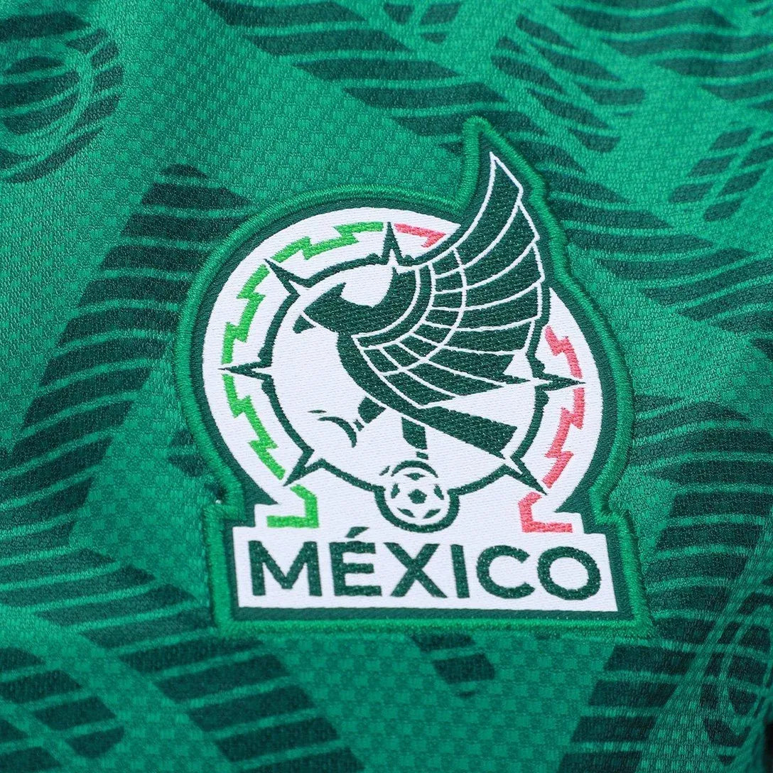 Camisa México Feminina Home 2026 - Verde