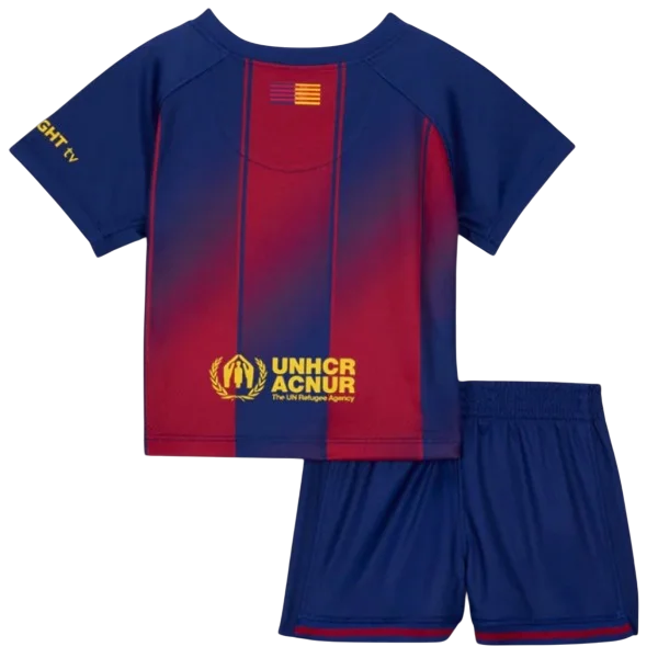 Conjunto Infantil Barcelona I 25/26 - Azul e Vermelho