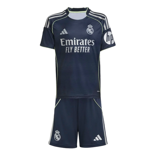 Conjunto Infantil Real Madrid II 25/26 - Azul Marinho