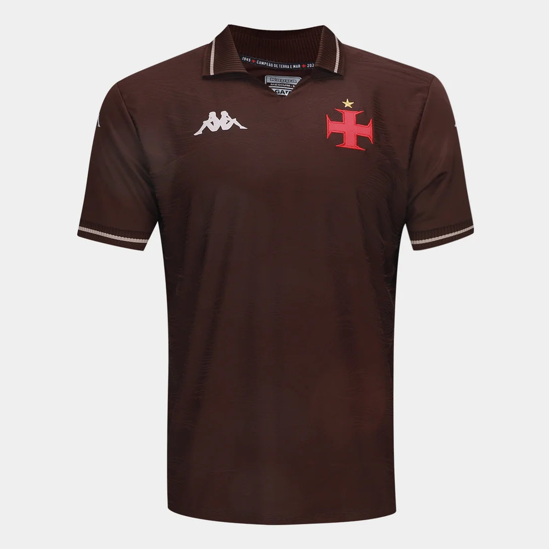 Camisa Kappa Vasco da Gama III 2025/26 Preta