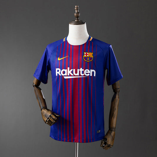 Barcelona 17∕18 Home Retro Jersey S-XXL(B1D3)