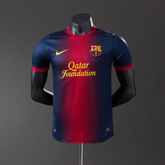 Barcelona 12∕13 Home Player Version Retro Jersey S-3XL(4FEE)