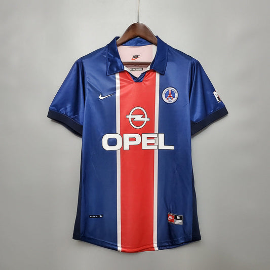 Camisa PSG Retrô 1998/1999 Azul e Vermelha  Nike